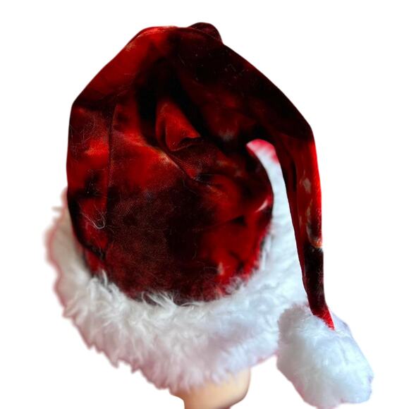 Handcrafted Tie-Dye Santa Hat - Picture 4 of 6